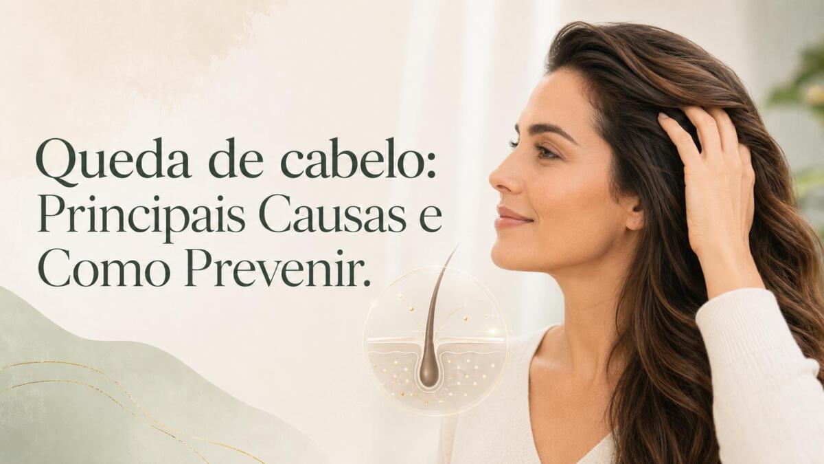 causas de queda de cabelo