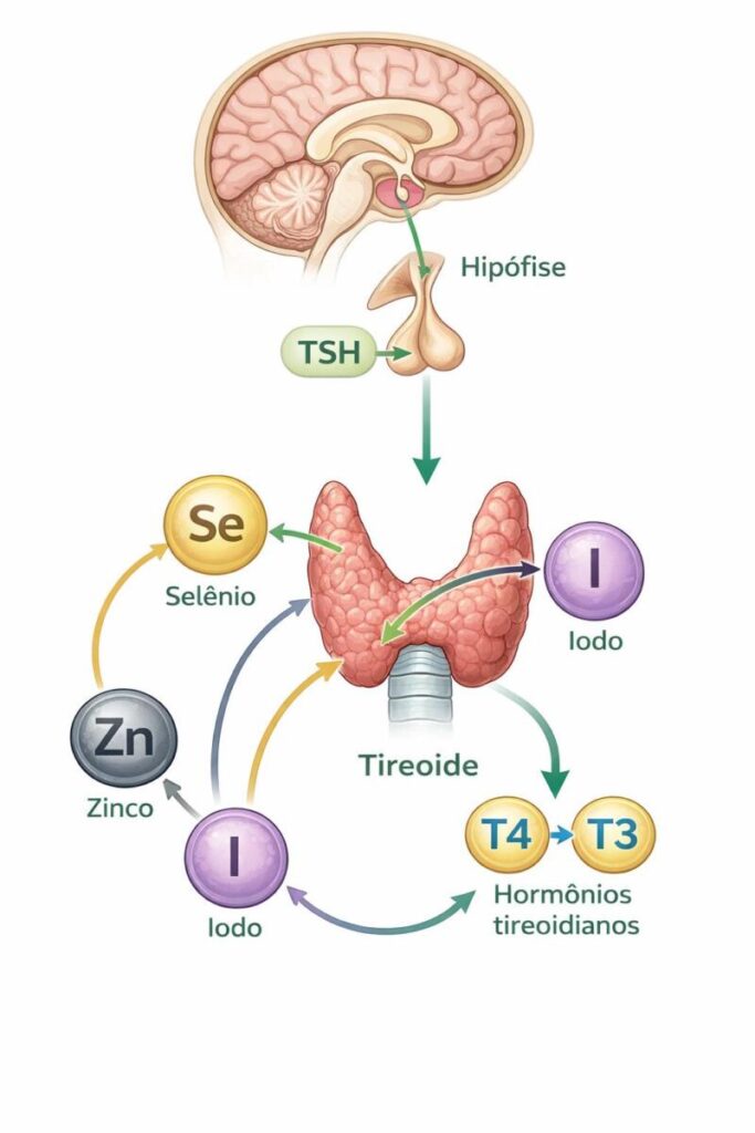 formação dos hormônios tiroidianos